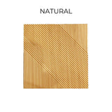 Euclid Stained Wooden Wall Panel