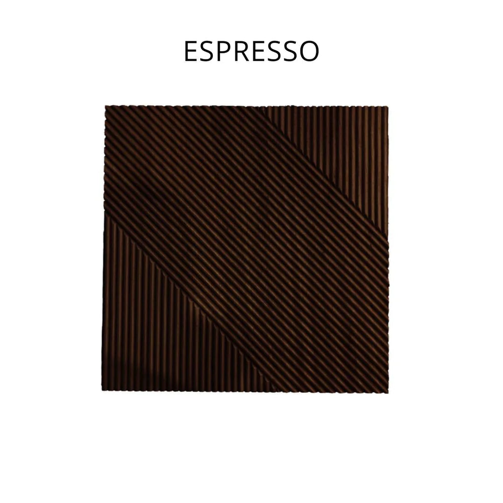 Euclid Stained Wooden Wall Panel – Espresso