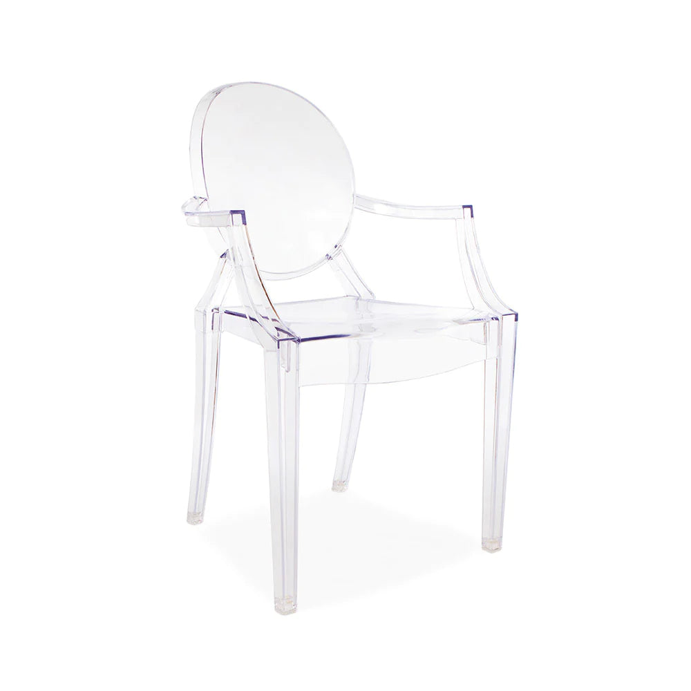 Louis Ghost Style Arm Chair – view 6