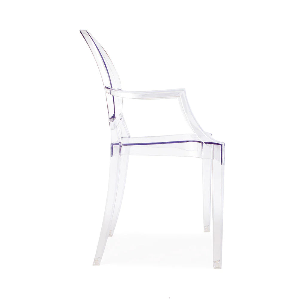 Louis Ghost Style Arm Chair – view 8