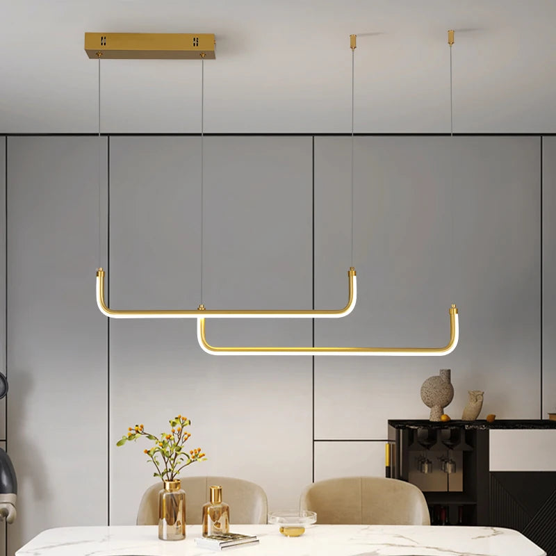 Gold LED Pendant Light