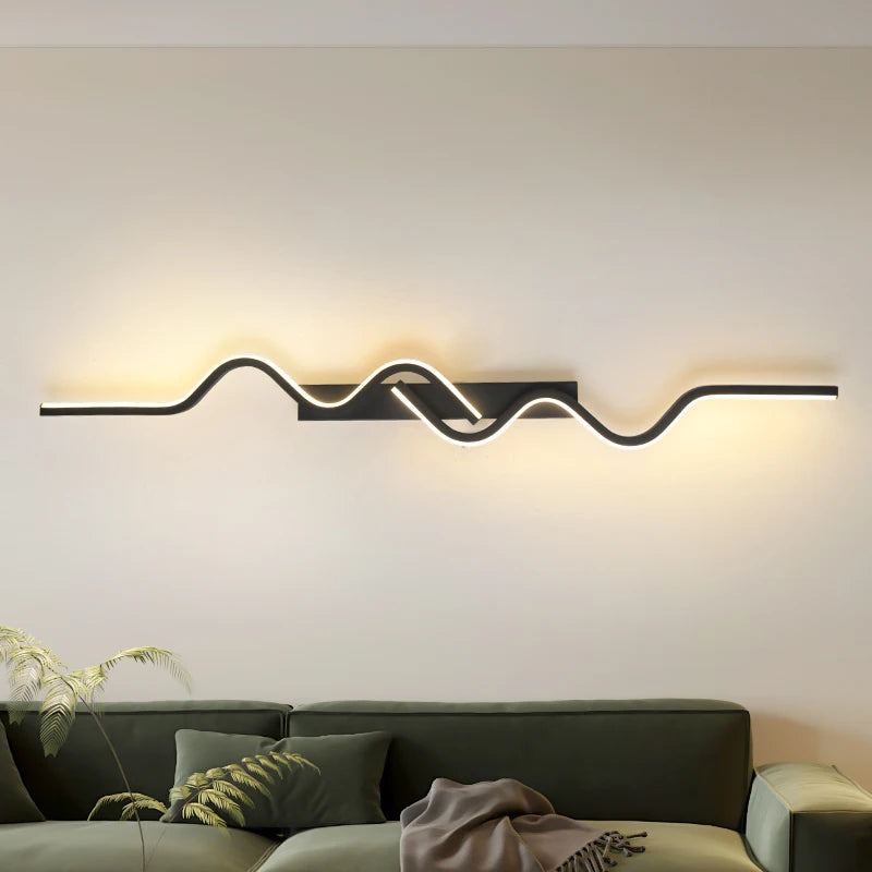 Irregular Strip LED Wall Sconce - view 2
