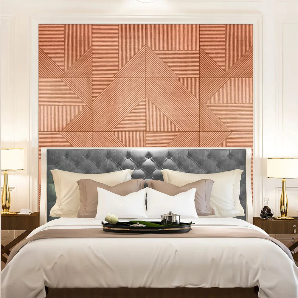 Euclid Stained Wooden Wall Panel – view 6