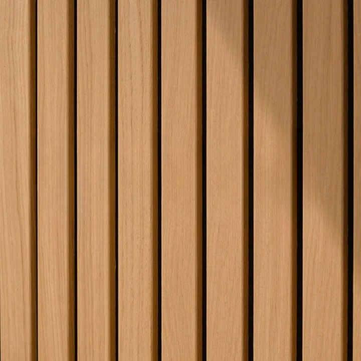 Wide Slat Natural American Oak Acoustic Wood Wall Panels