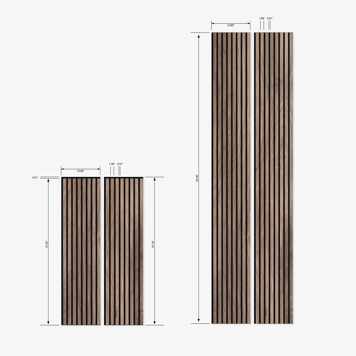 American Luxury Walnut Acoustic Slat Wood Wall Panels – view 7