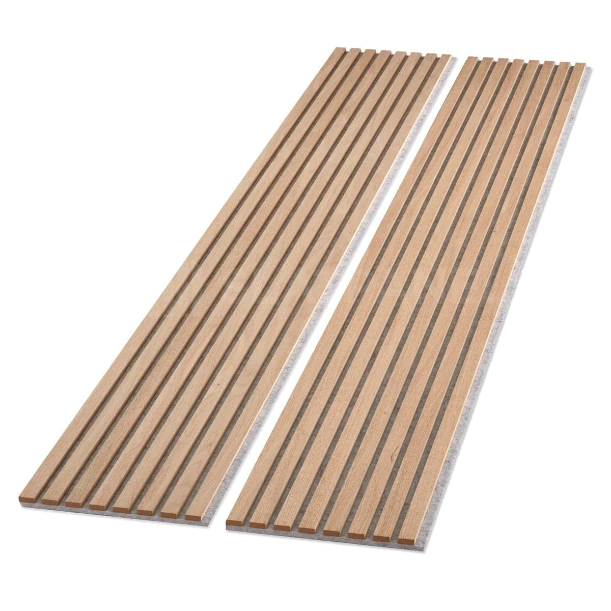 Luxury American Oak Grey Felt Acoustic Slat Wood Wall Panels – view 4