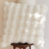 Faux-Fur Rabbit Pillow