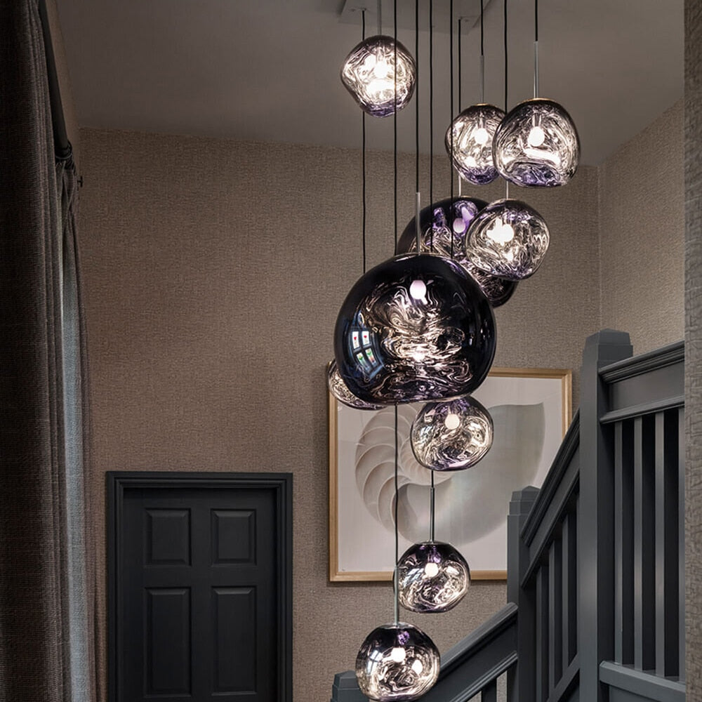 Lava Glass Bubble Pendant Light