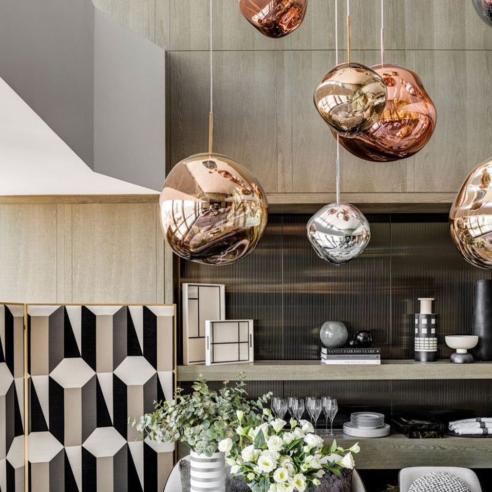 Lava Glass Bubble Pendant Light