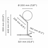 IC Globe Table Light