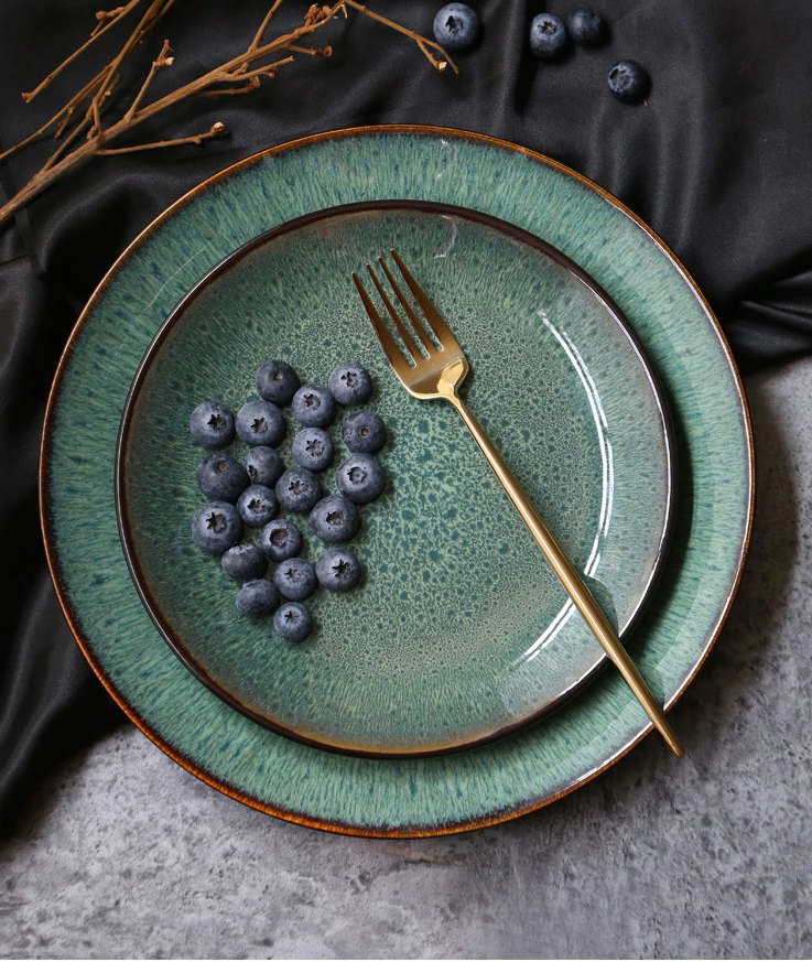 Peacock Green Ceramic Dinnerware – view 5