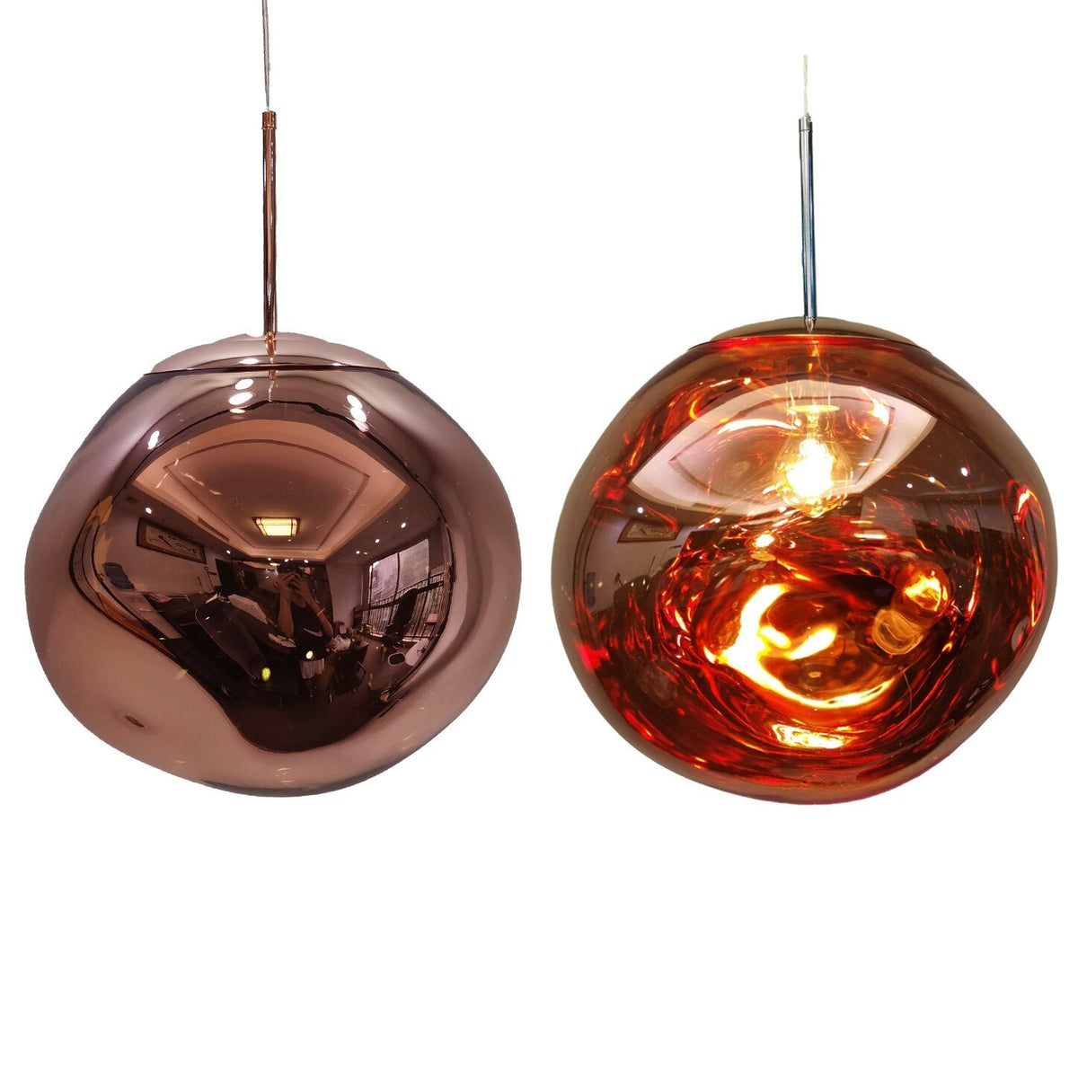 Lava Glass Bubble Pendant Light
