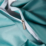 Aquamarine Embroidered Bedding Set