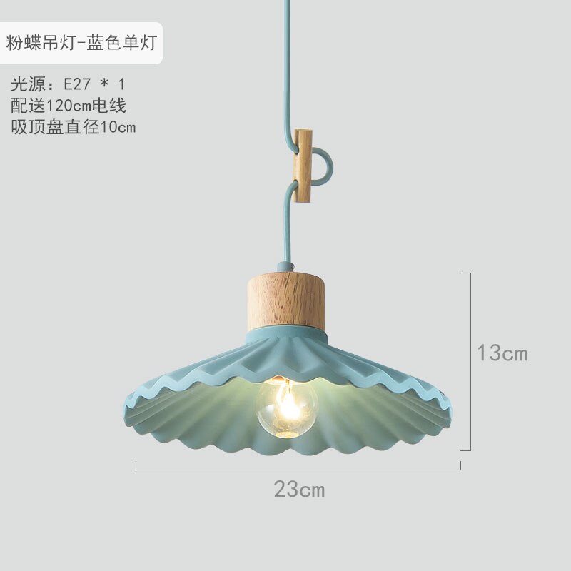 Nordic Minimal Pendant Light, Painted or Cement