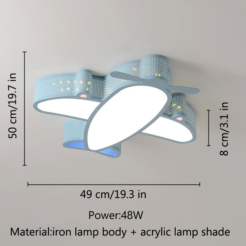Star Acrylic Kids' LED Ceiling Light