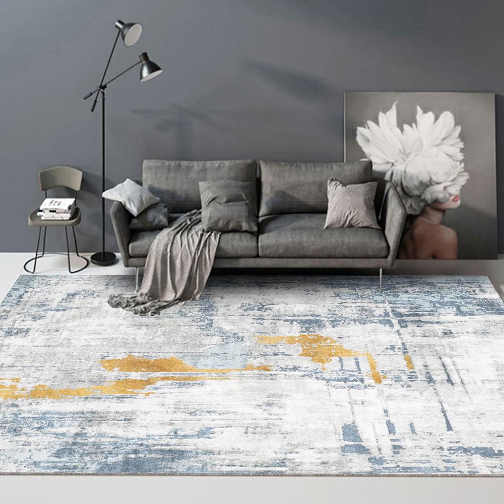 Modern Abstract Short-Plush Area Rug