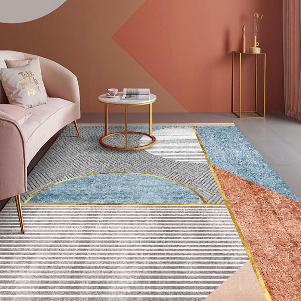 Modern Abstract Short-Plush Area Rug