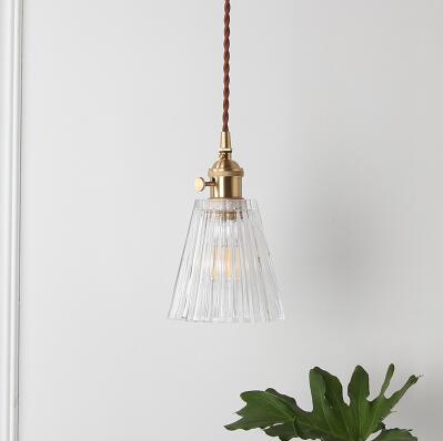 Nordic Glass Ball Pendant Light, Polished Copper