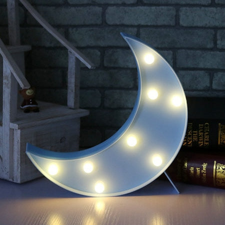 LED Cloud, Moon and Stars Night Light