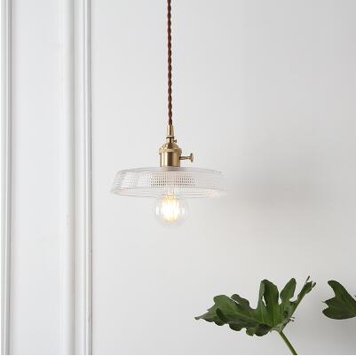 Nordic Glass Ball Pendant Light, Polished Copper