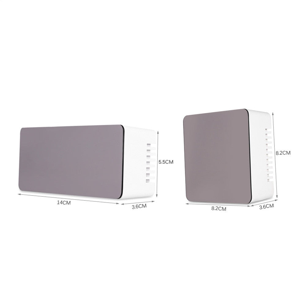 Mirror LED Digital Alarm Clock with Temperature