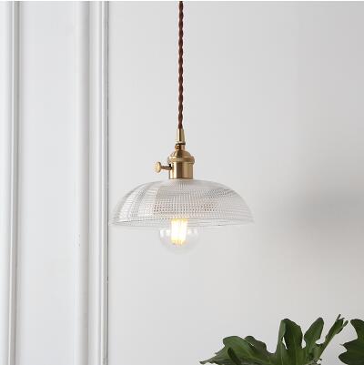 Nordic Glass Ball Pendant Light, Polished Copper