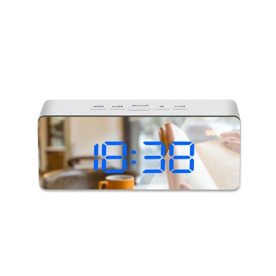 Mirror LED Digital Alarm Clock with Temperature