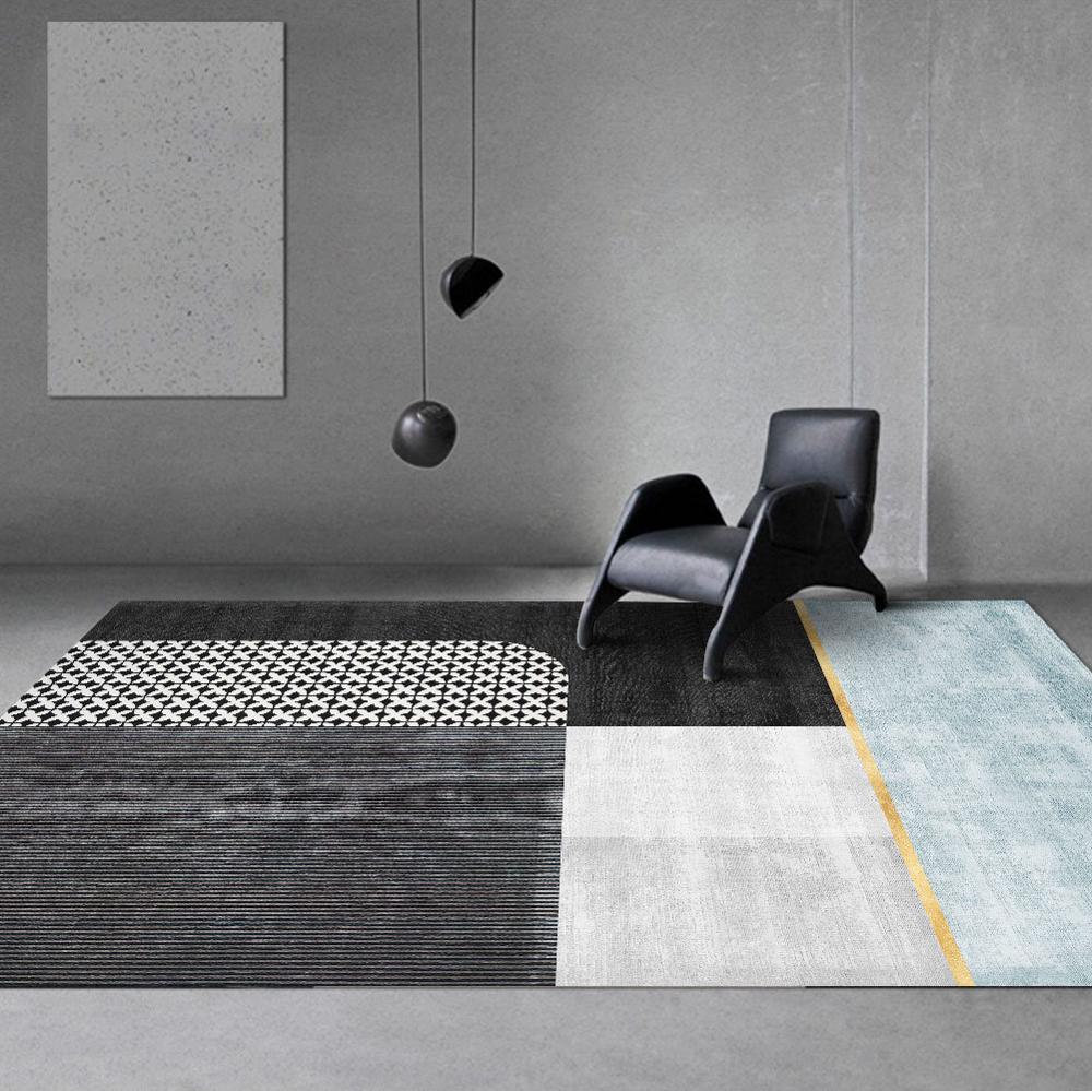 Modern Abstract Short-Plush Area Rug