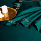 Emerald Embroidered Bedding Set