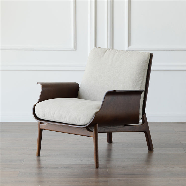 Nordic Lounge Chair – Walnut
