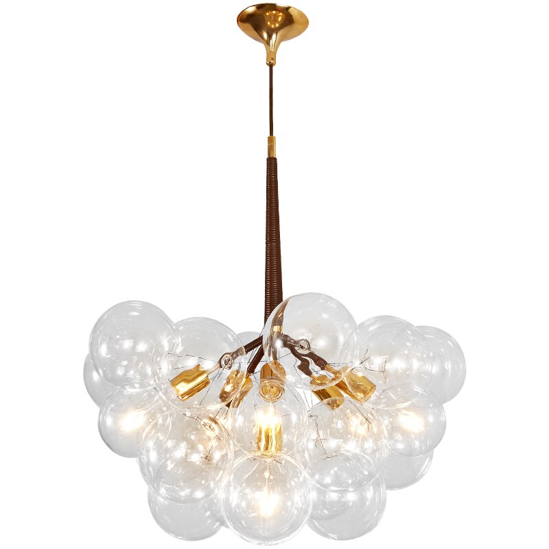 Nordic Glass Ball Cluster Chandelier, 9 / 12 / 18 Heads