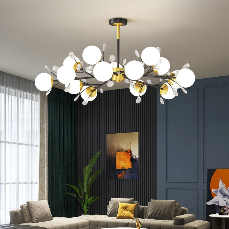 K9 Crystal Chandelier, 9 / 12 / 15 Lights