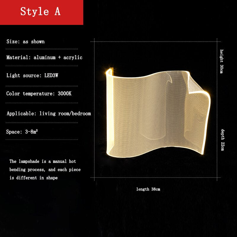 Acrylic Light Guide Table Lamp, Modern Luxury