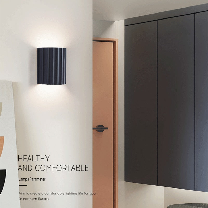 Compact Resin Wall Sconce, 4 Colours
