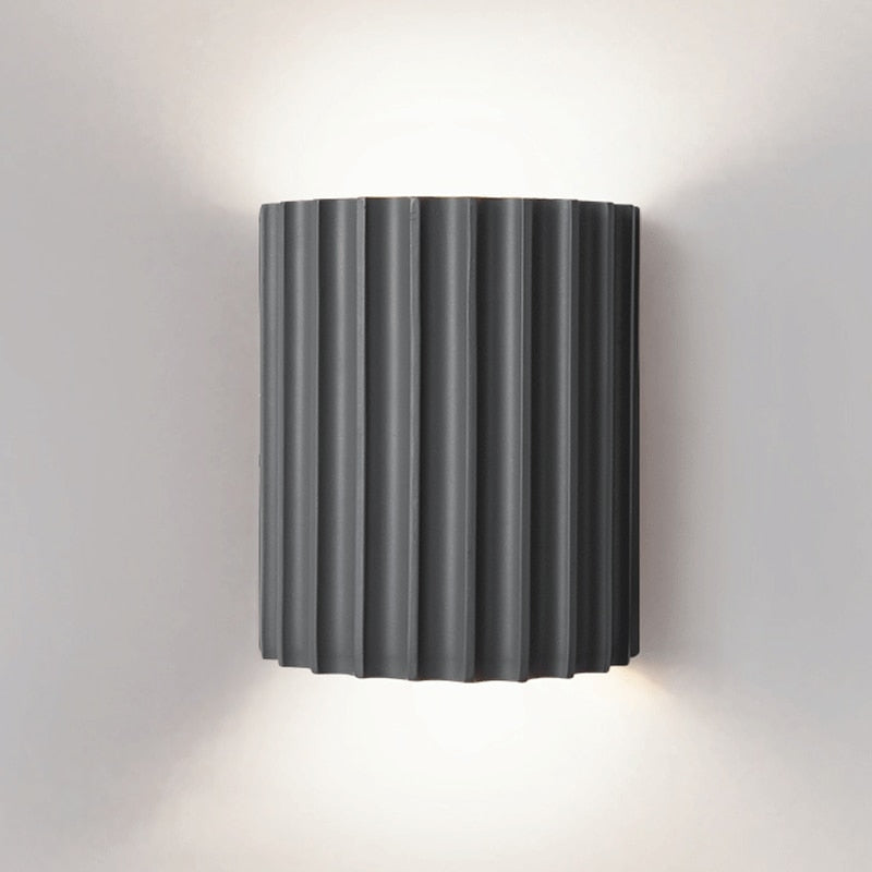 Compact Resin Wall Sconce, 4 Colours