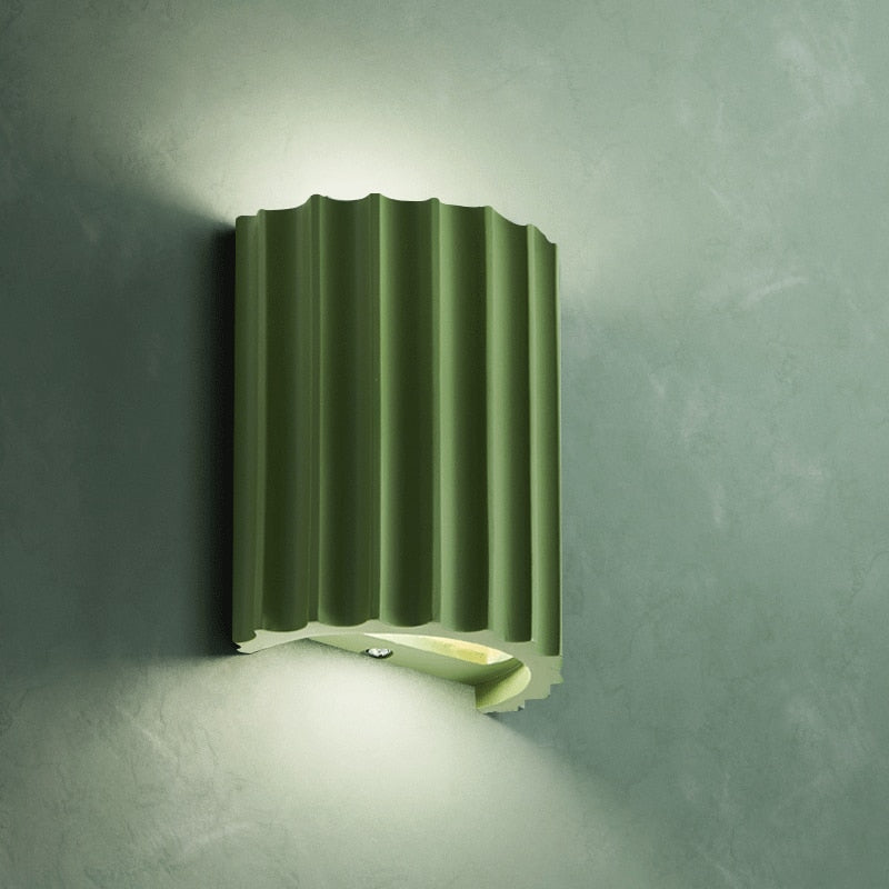 Compact Resin Wall Sconce, 4 Colours