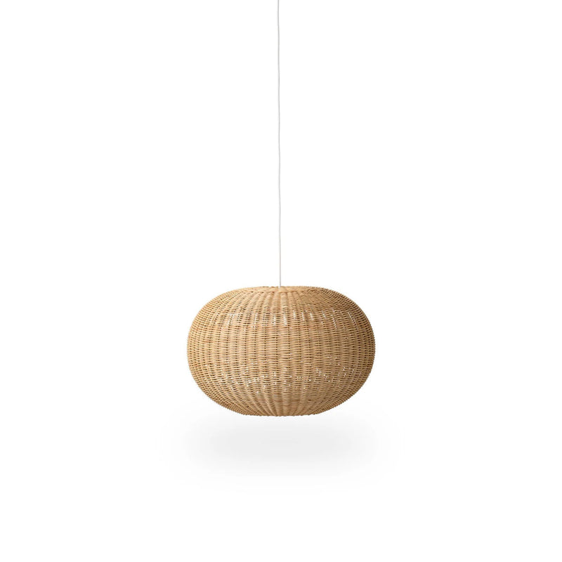 Japandi Natural Wicker Light Shade