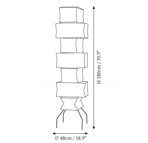 Akari UF4-L10 Floor Lamp