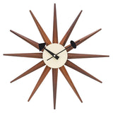 Mid Century Sunburst Clock