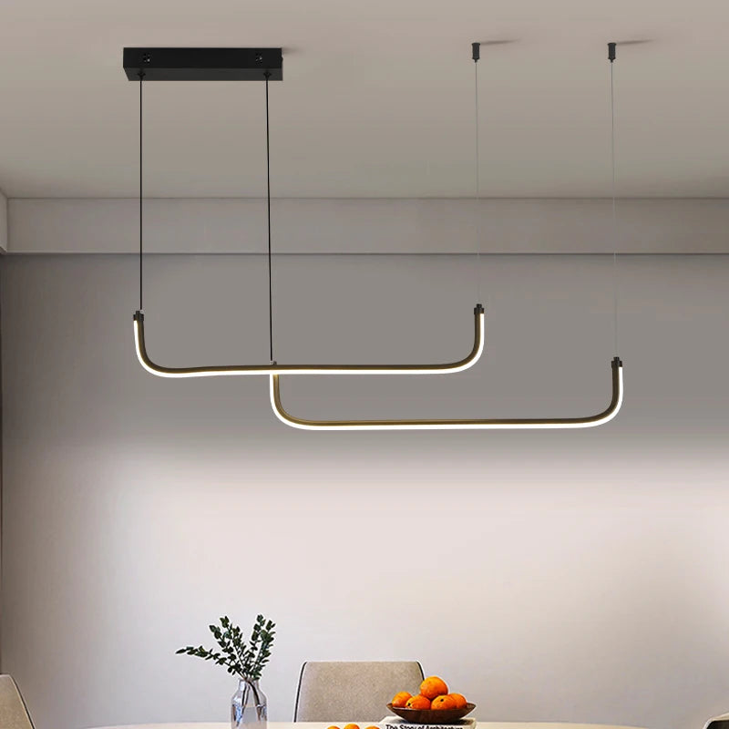 Gold LED Pendant Light - view 3