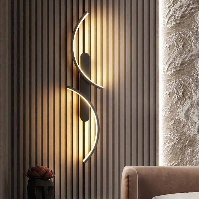 C-Shape LED Wall Sconce - view 2
