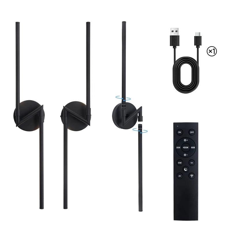 Wireless Remote Wall Lamp - view 3