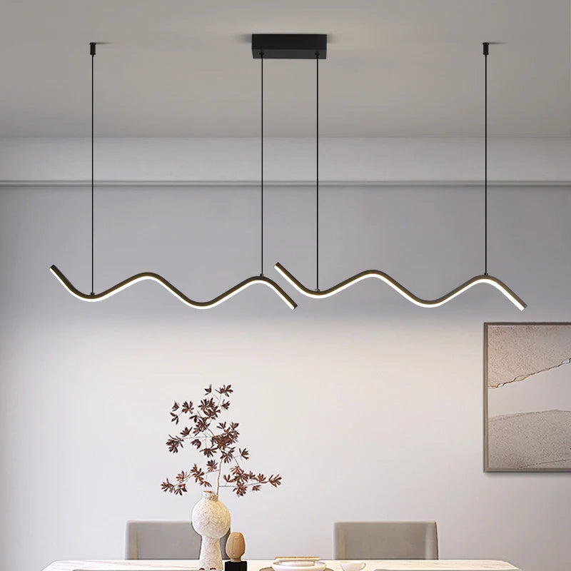 Nordic Long LED Pendant Light
