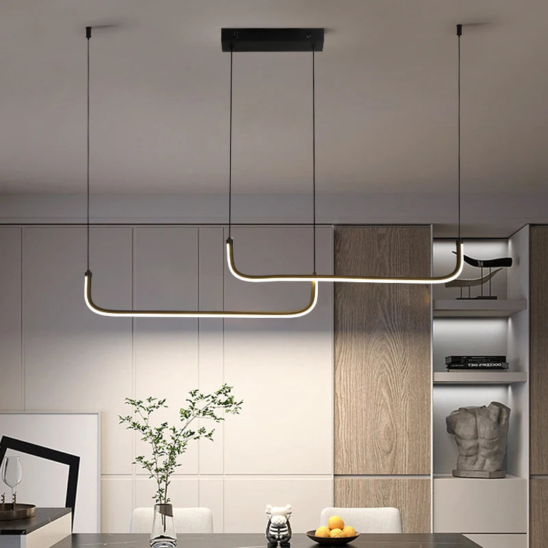 Gold LED Pendant Light - view 6