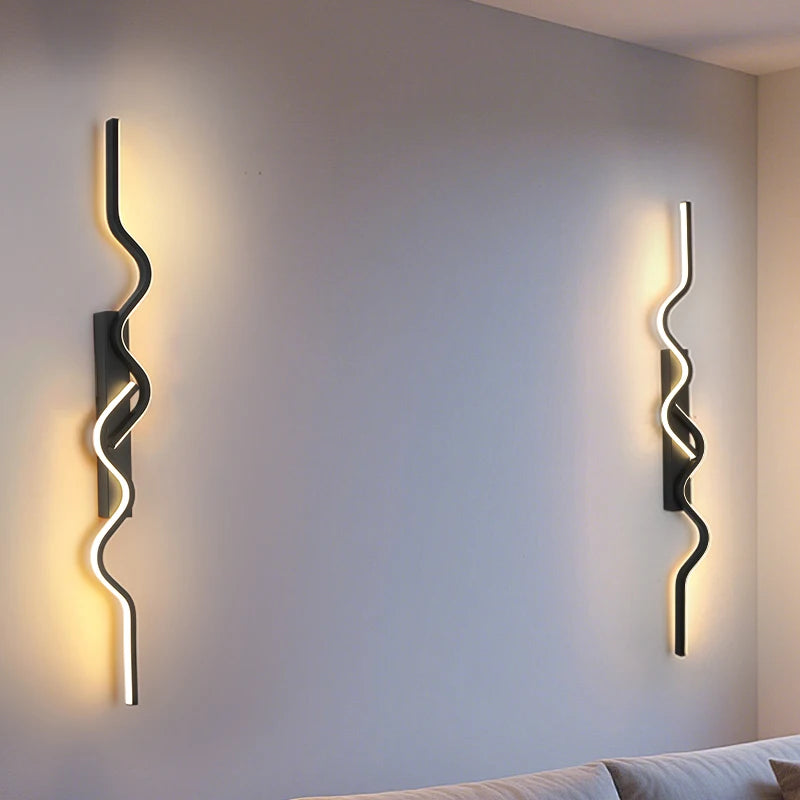 Irregular Strip LED Wall Sconce - view 3