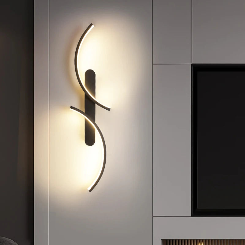 C-Shape LED Wall Sconce - view 3