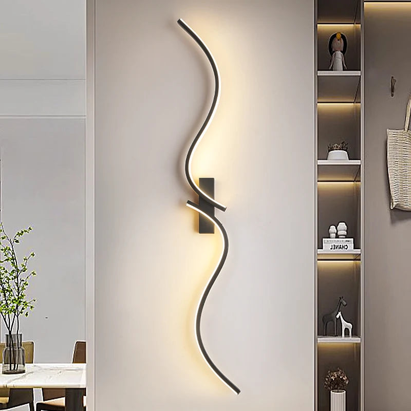 Long Strip Bedside Wall Lamp - view 2