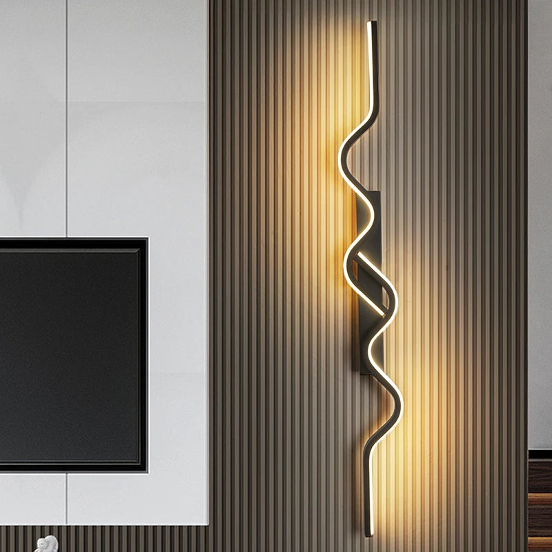 Irregular Strip LED Wall Sconce