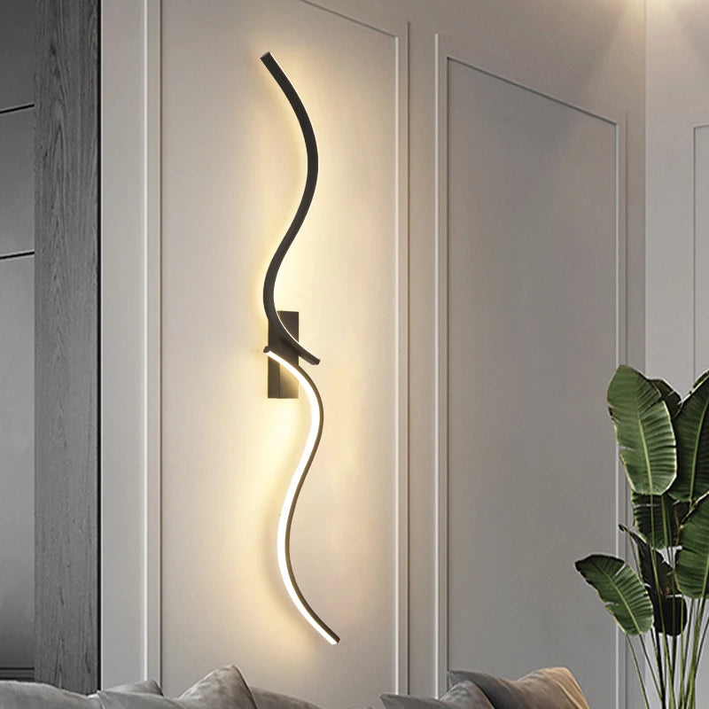 Long Strip Bedside Wall Lamp - view 3