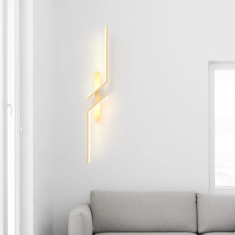 Gold Strip LED Wall Sconce